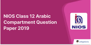 NIOS Class 12 Arabic Compartment Question Paper 2019 with Answer Key